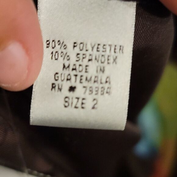 CHICO'S Soft Velour Brown  Stylish Jacket Size 2 - Picture 6 of 7